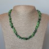 Zoisite Necklace Natural Stone Chips, Diameter 8x4mm+/-, Length 47cm+