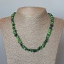 Zoisite Necklace Natural Stone Chips, Diameter 8x4mm+/-, Length 47cm+