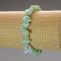 Amazonite Bracelet Natural Stone Chips, Diameter 9x3mm+/-, Length 18cm (Stretch)