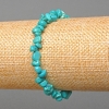 Turquoise Bracelet, blue chip, diameter 6x4mm+-, length 18cm (stretch)