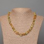 Multicolour Jasper Necklace, Natural Stone Chips, Diameter 8x3mm+-, Length 48cm