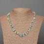 Assorted Natural Stone Chip Necklace, Diameter 7x3mm+/-, Length 48cm