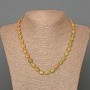 Heliotrope Jasper Necklace, natural stone oval beads, diameter 8x10mm+/-, length 48cm+