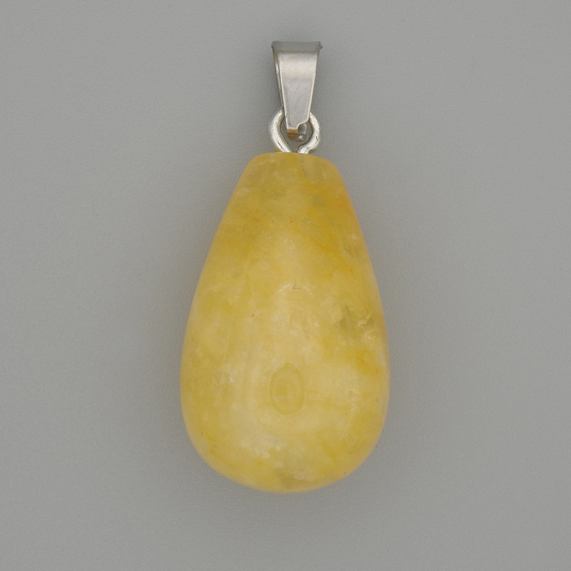 Citrine pendant drop 22×13mm±, length 32mm±